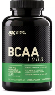 Optimum Nutrition BCAA 1000 200 Kapseln verzweigtkettige Aminosäuren