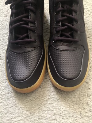 Nike Ebernon Mid Winter Burgundy AQ8754 600 Gum Bottom High Top Men s Size 10