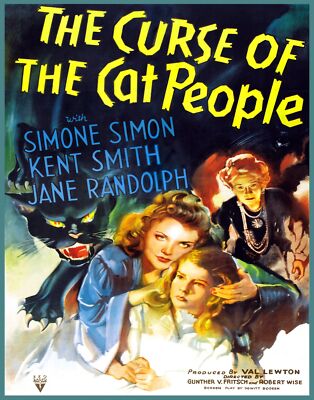 Decoration Poster.Home room art.Interior design.Curse of Cat People movie.7326