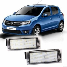 2x LED Kennzeichenleuchte Dacia Sendero II Nummernschild Wagennummer