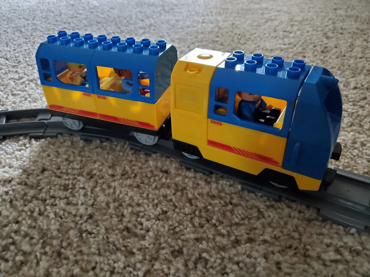 LEGO DUPLO train set: Train Engine & Cars, BRIDGE, Switches, Overpass, TRACK