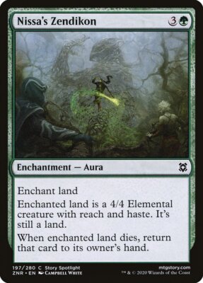 Magic the Gathering (mtg): ZNR: Nissa's Zendikon (x 4)