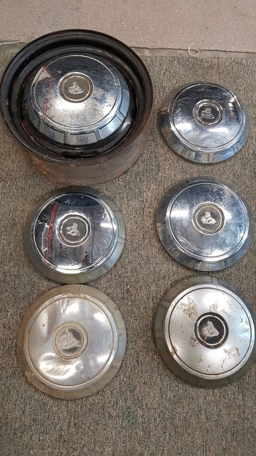 Holden HJ HK HL PREMIER STATESMAN UTE 1 TONNE HUB CAPS eBay