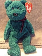 TY Beanie Baby Christmas Holiday Teddy Bear 2000 - 2001 RARE TAG ERROR Retired