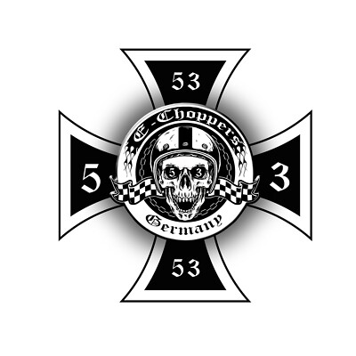E-Choppers Germany Aufnäher 53 / Zum bügeln / Patches E-Biker