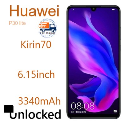 New Huawei P30 Lite Global Version 4/6+128GB Unlocked 6.15-inch 1 Year Warranty
