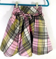 The Children  s Place Little Girls Plaid Skirt Pink Gray  White Size 5