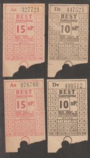 BEST Undertaking Bus fair tickets 10rs & 15rs on The Hot Collector