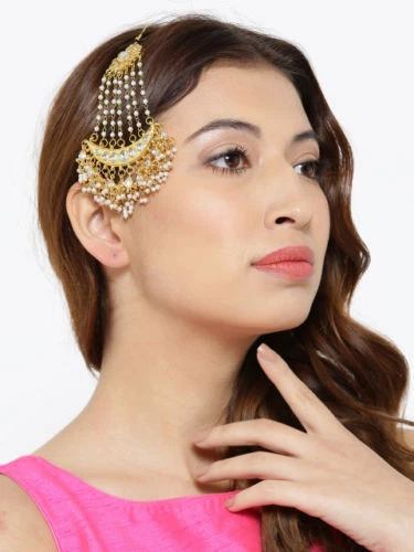 Kundan passa hair jewellery deals