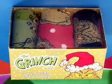 Grinch Mens Crew Set 3 Pair Mens Grew Socks Dr. Seuss