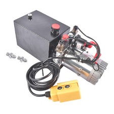 6 Quart Hydraulic Pump Double Acting Dc 12v Dump Trailer Power Unit Pack 6 Quart Hydraulic Pump Double Acting Dc 12v Dump Trailer Power Unit Pack