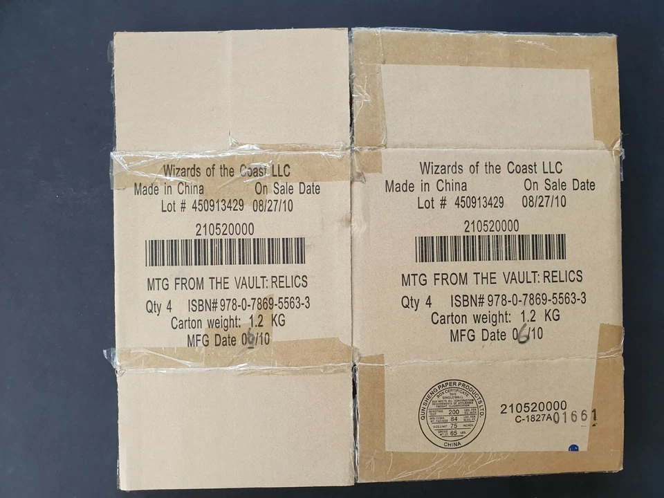 RARE MTG FROM THE VAULT RELICS  "OUTER CARTON " (for 4 pieces ) 06/2010 - Image 2 of 4