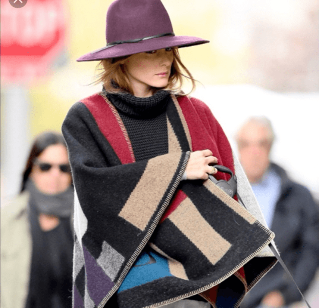 Reiss Mimi burgundy trilby hat on Olivia Palermo | eBay UK display picture 1