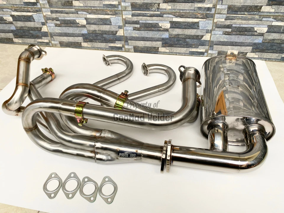 Volkswagen VW Beetle Full Exhaust Systems SIDE FLOW - Image 3 of 4
