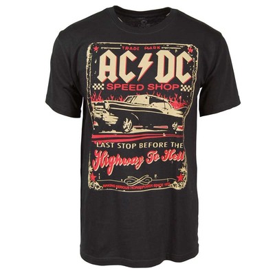 Mens ACDC Speed Shop Rock T Shirt 