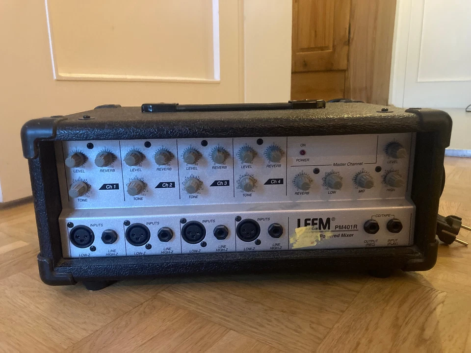LEEM-Verstärker PM401R Portable Powered Mixer