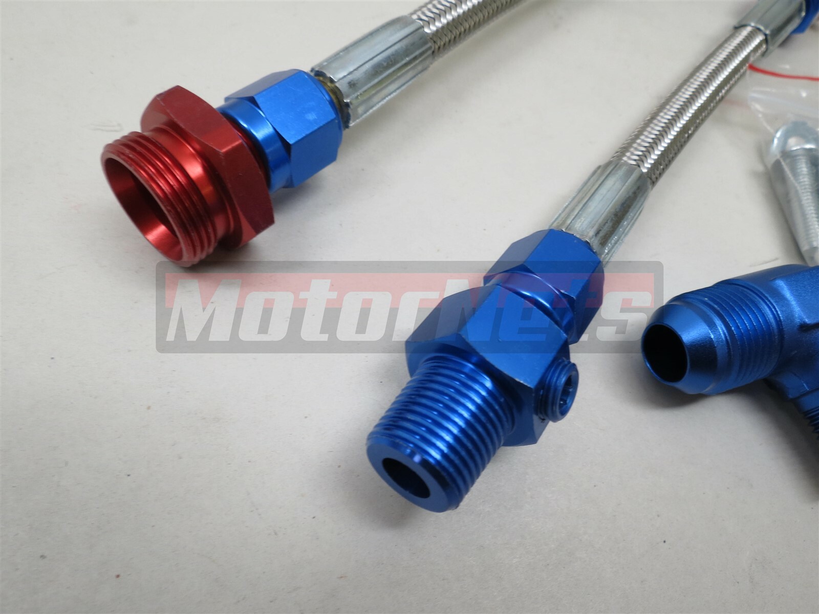 Holley Carb Carburetor Braided Fuel Line Regulator hose kit 4150 6AN