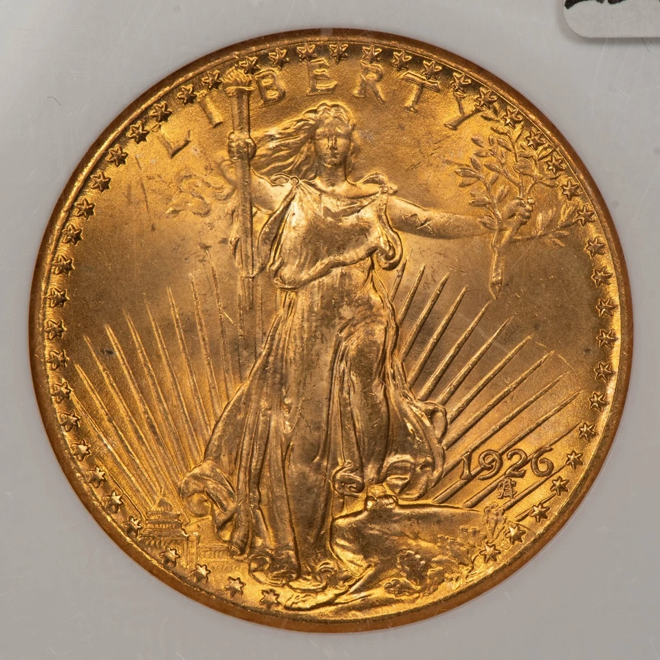 1926 G$20 Saint-Gaudens Gold Double Eagle - NGC MS 65 - SKU-G5231 - Image 3 of 4