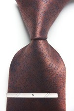 New Classic Polka Dot Brown JACQUARD WOVEN 100 Silk Men's Necktie Tie