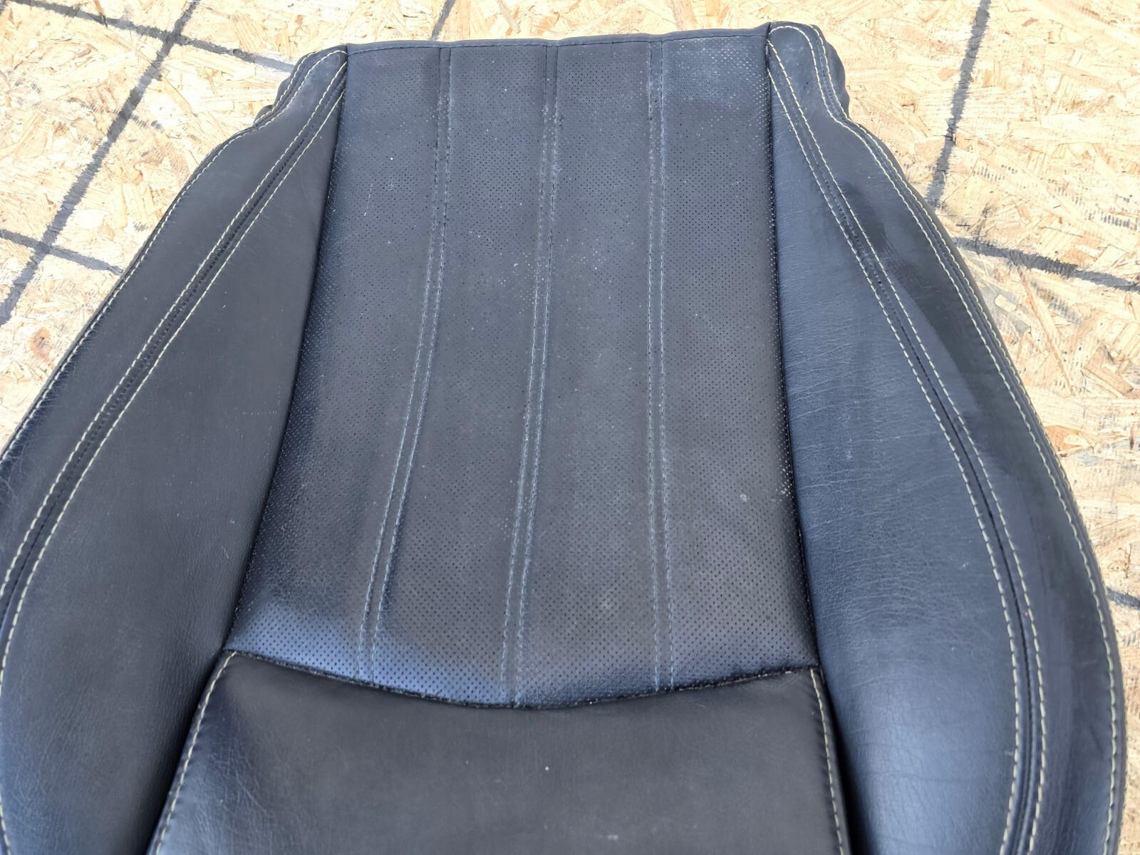 RIGHT FRONT SEAT LOWER LEATHER CUSHION 58k 08-12 MASERATI GRANTURISMO 4.2L M145