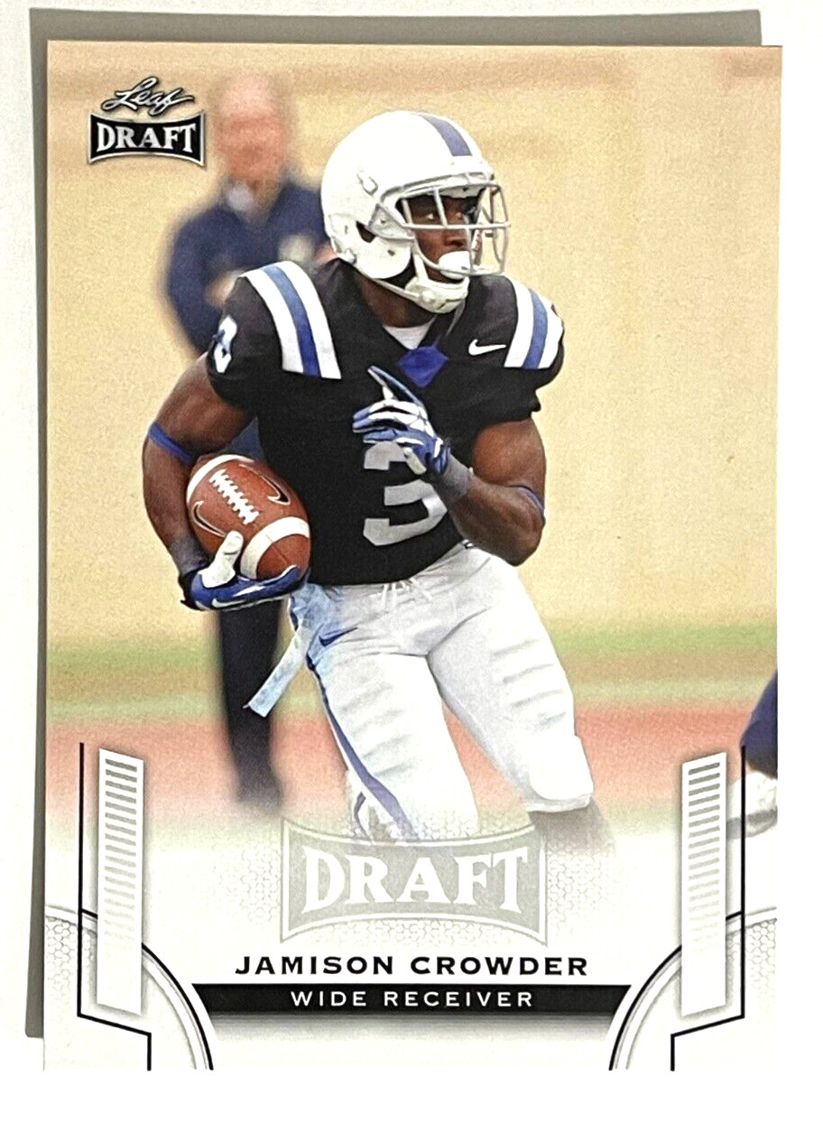 2015 LEAF DRAFT JAMISON CROWDER #71 WASHINGTON COMMANDERS RC