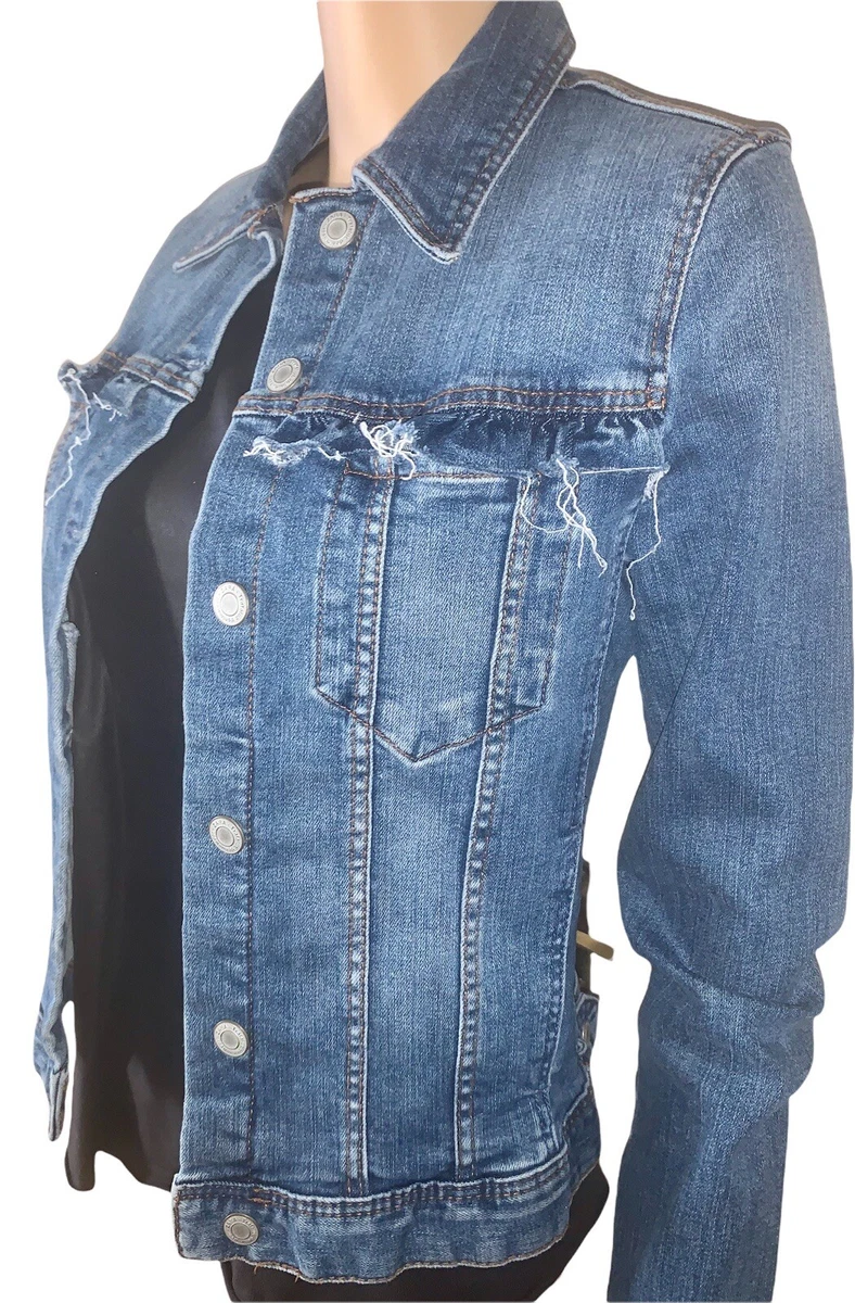 puffy denim jacket