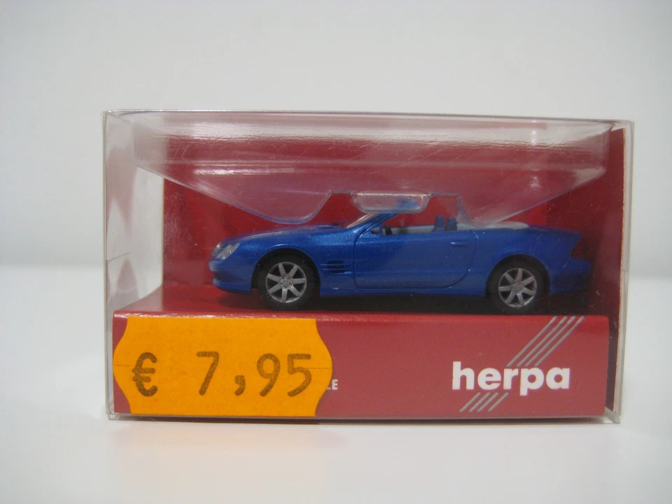 Herpa H0 033077 - Coche Mercedes-Benz Clase SL color azul metalizado - Imagen 3 de 4