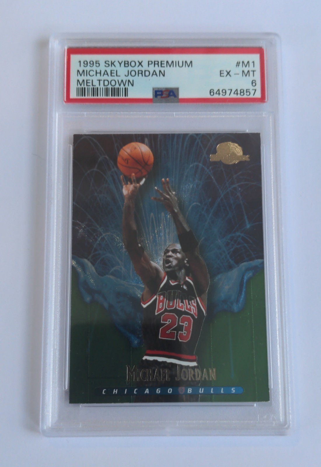 1995-96 Skybox Premium - Meltdown Michael Jordan #M1 PSA 6 ⚜️