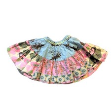 Matilda Jane Multicolor Circle Skirt Girl's Sz 4 Art Fair Twirl Flare Retired