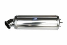 Produktbild - HMParts Quad ATV Bashan Shineray Jingling Auspuff Endtopf Typ 32 silber