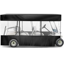 6 Person Golf Cart Cover 6 Passenger 4 Forward  2 Rear Facing Waterproof Golf