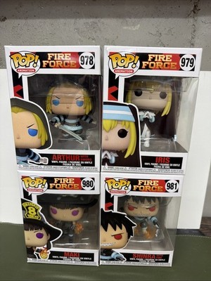 funko fire force 978, 979, 980 And 981 4 Pk 