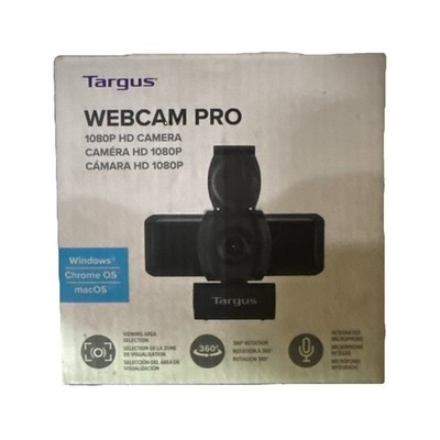 Targus Webcam Pro 1080P HD Camera Integrated Mic AVC041 New