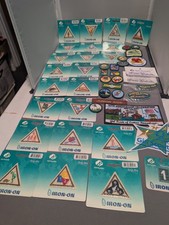 Large lot of new unused Girl Scouts / Brownies iron on patches try its, 95th