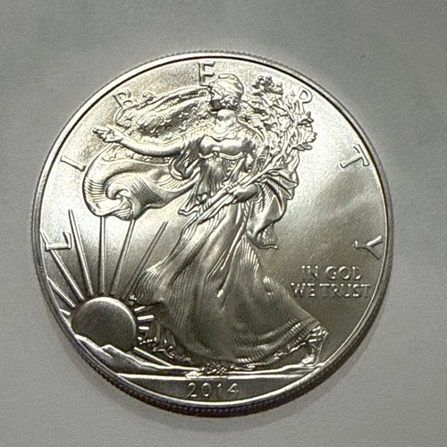 2014 WALKING LIBERTY AMERICAN EAGLE .999 FINE SILVER DOLLAR COIN 1oz. $1 USA