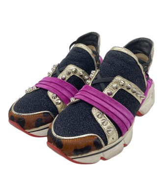 Christian Louboutin Flat Shoes Women's Size 35 Multicolor