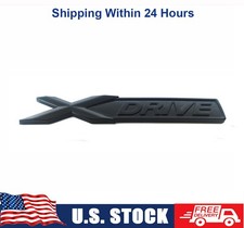 Xdrive Logo Emblem Badge Power Performance Side Fender Trunk Lid M Gloss Black