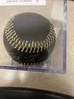 Roberto Clemente Jr. Signed Black & Gold Baseball PSA/DNA