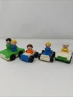 Vintage Fisher Price Little People Mixed Lot of Figures and Vehicles Lot