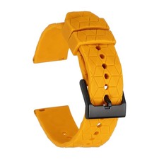 Silicone Watch Bands 22mm Quick Release Watch Bands Orange
