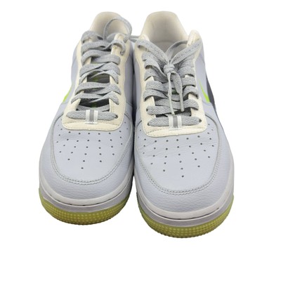 Nike Mens Air Force 1 07 LV8 3 Low Volt Sneakers Gray/Neon Green 9 CD0888-002