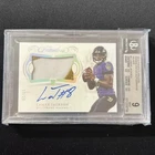 🏀2018 PANINI FLAWLESS ROOKIE PATCH AUTO SILVER /20 RC LAMAR JACKSON BGS 9