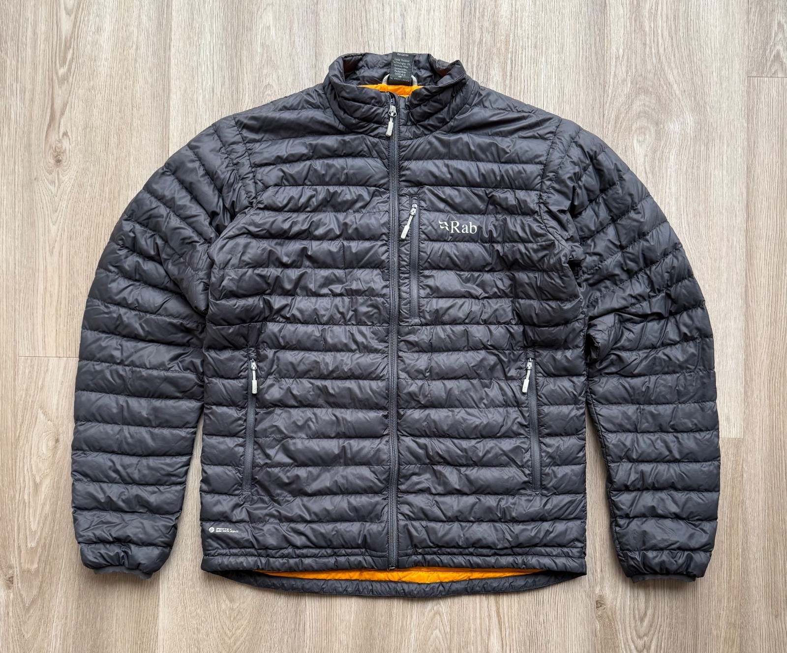 Rab Pertex Microlight Down Dark Gray Jacket Puffe… - image 1