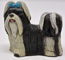 4D Fame Master Shih Tzu Dog Puzzle Toy Figurine 2" tall