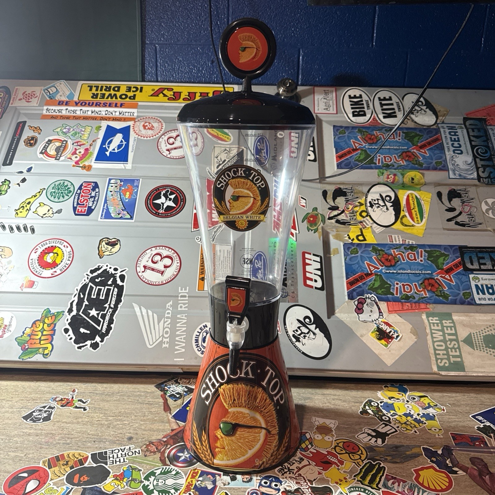 Shock Top Beer Super Tube-Conic Super Tube-Beer Dispenser-128 oz.-large Unopened