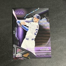 2026 Topps Chrome Black Kyle Tucker Purple Wave /75 Los Angeles Dodgers 
