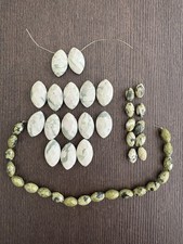 LOT Of Fancy Jasper Faceted Beads Stones Read Info
