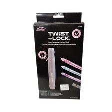 Susan Bates Twist  Lock Interchangeable Crochet Hook Set With Handle and Case
