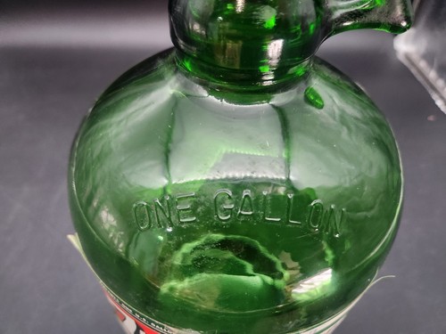 Vintage 7 Up Grün Eine Gallone Sirup Kanne Sieben-Up Flasche Milwaukee Wi Papieretikett - Bild 5 von 13