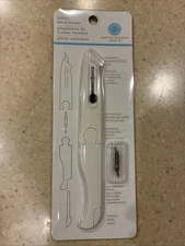 Martha Stewart Bone Folder Craft Knife Embossing Tip Piercing Tip Tweezers NEW